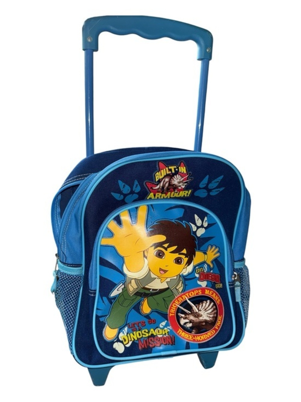 Rare Go Diego Go Nickelodeon  Small Rolling Backpack. Dinosaur Dora